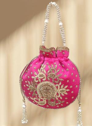 Handmade Pearl Wedding Clutch