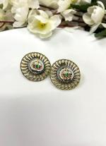 Golden And Silver Earrings