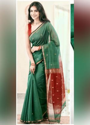 Classi Silk Cotton Saree with Contrast Pallu