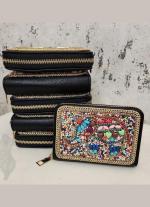 Multicolor Zari Clutch