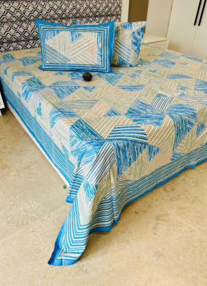 Blue Bed Sheet